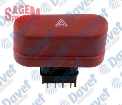 SAGEMFR 400113 Dortlu Flaşor Dugmesi Oval Slx - Kartal 96 > 01